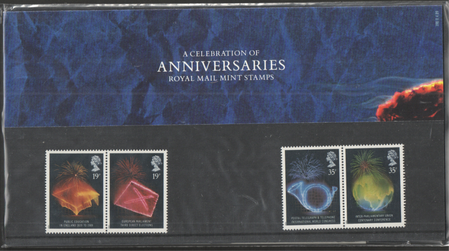 (image for) 1989 Anniversaries Royal Mail Presentation Pack 198